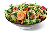 BENTO BOX Speisekarte - Lachs auf Salat